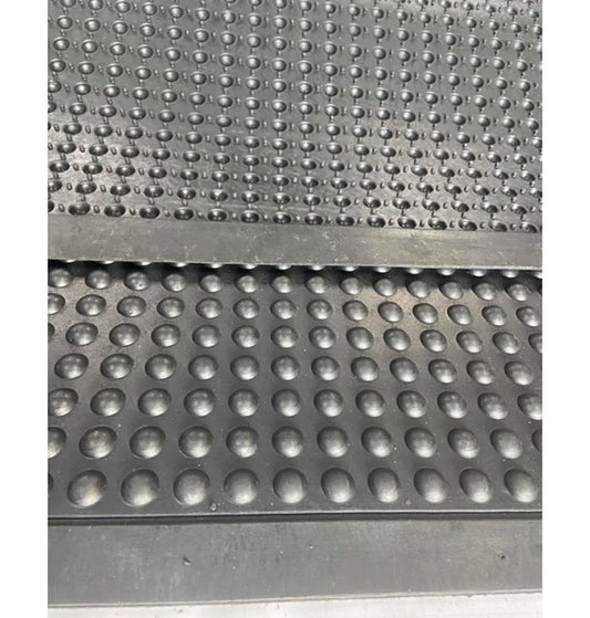 Anti – fatigue Air bubble rubber mat with safety edging