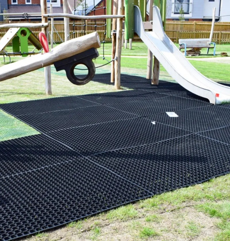 Hollow Grass Mat Roll Heavy Duty Rubber Grass Protection Roll