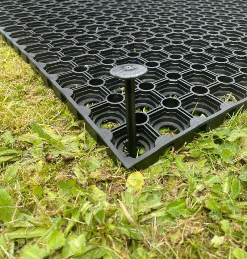 Hollow Grass Mat Roll Heavy Duty Rubber Grass Protection Roll