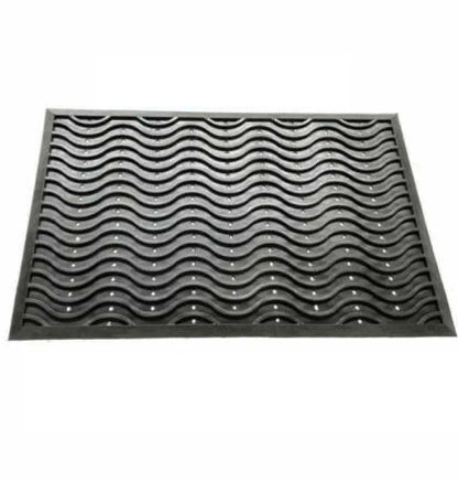 Anti- fatigue Heavy Duty Rubber Wave nonslip workplace mat 90cm x 150cm x 12.5mm