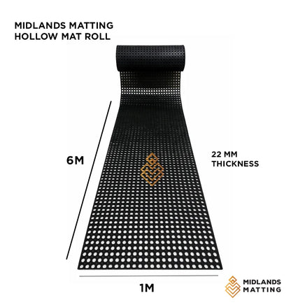 Hollow Grass Mat Roll Heavy Duty Rubber Grass Protection Roll