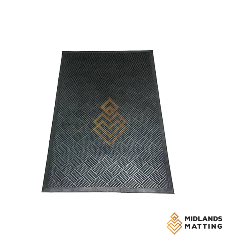 Lifestyle Mat / Anti- fatigue 90 cm x 150 cm Rubber-Cal Dura-Scraper Linear Commercial Rubbe