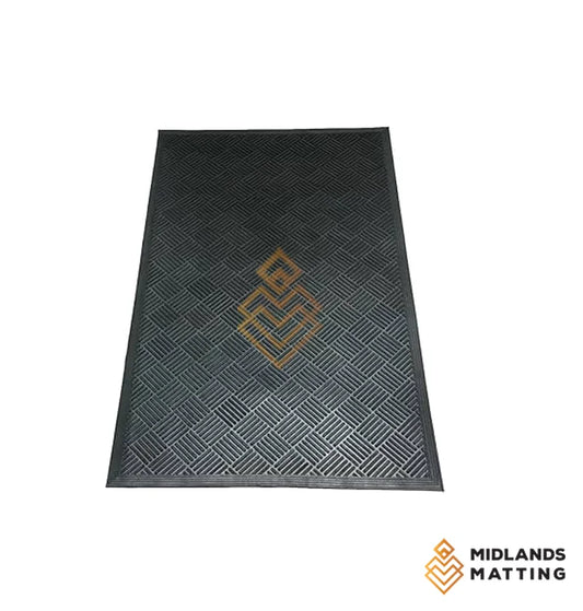 Lifestyle Mat / Anti- fatigue 90 cm x 150 cm Rubber-Cal Dura-Scraper Linear Commercial Rubbe