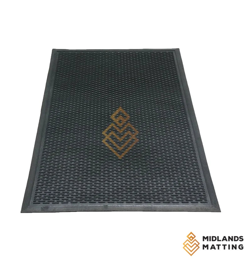 Lifestyle Mat / Anti- fatigue 90 cm x 150 cm Rubber-Cal Dura-Scraper Linear Commercial Rubbe