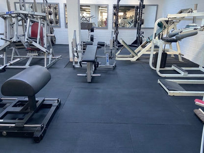 Amoeba Top 4 Side Interlock Gym Mat 1m x 1m  | Heavy Duty Rubber Gym Flooring
